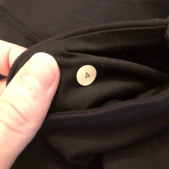 Lululemon Wunder Under Leggings Navy Black Stripe - Picture 5 of 7